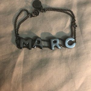 Marc by Marc Jacobs gunmetal bracelet